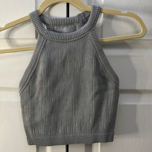 Aerie Superchill Seamless High Neck Bra Top